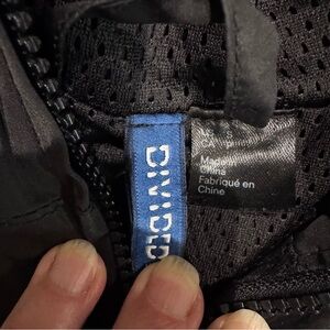 Divided Black Windbreaker Hoodie 1/4 Zip